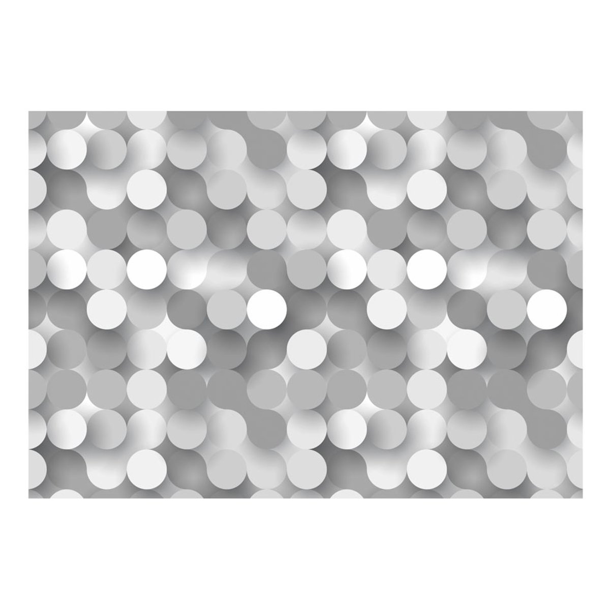 Papier peint intissé panoramique Silver Net gris / argent, EDEN