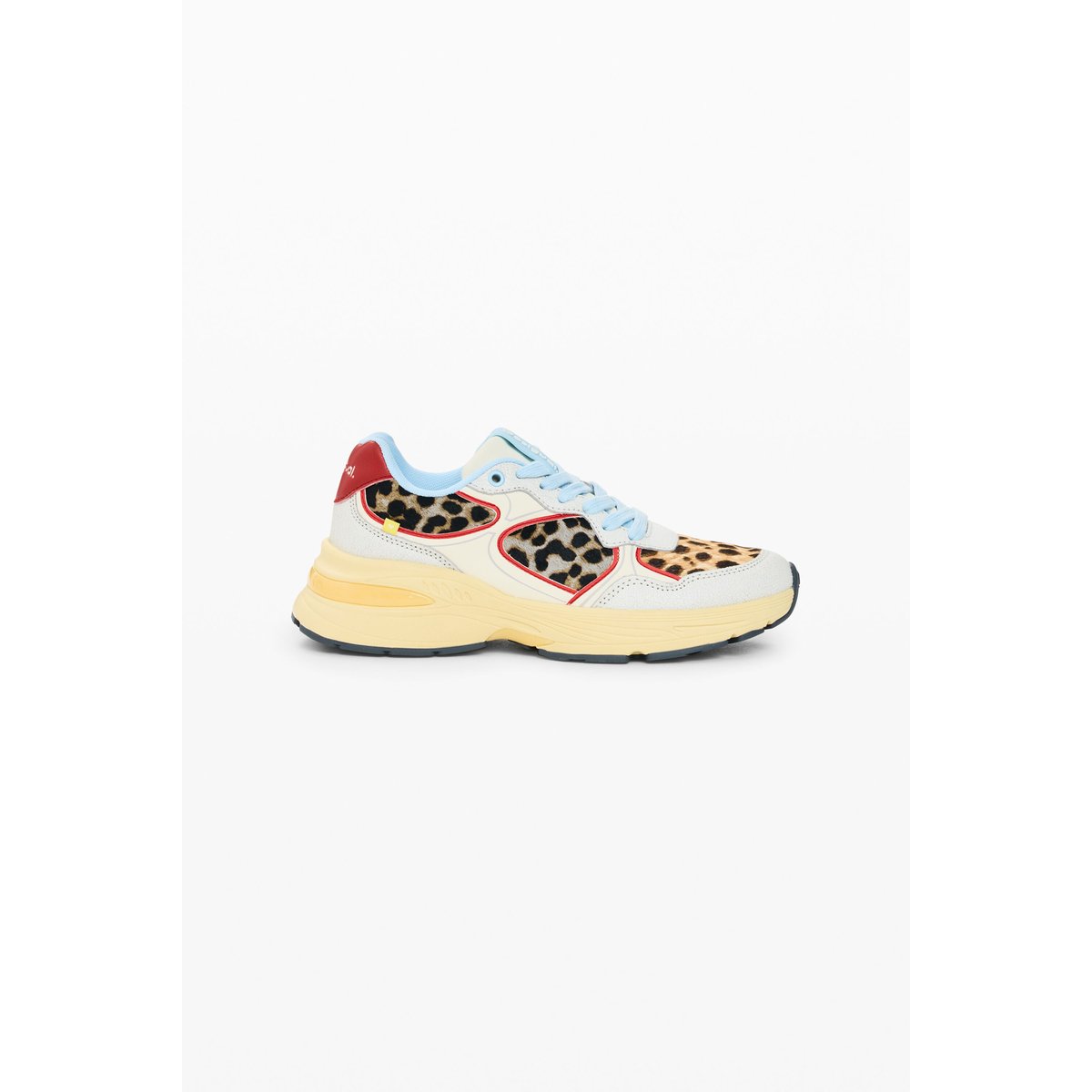 Baskets runner en cuir multicolore, DESIGUAL
