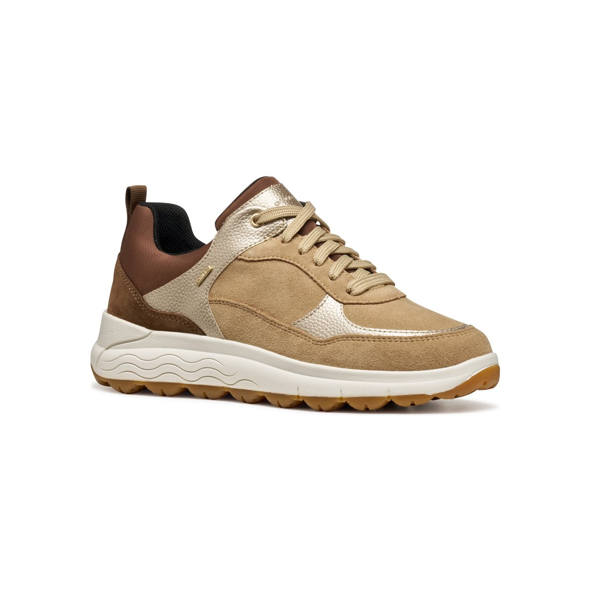 Baskets  D SPHERICA 4X4 B ABX beige foncé/or clair, GEOX