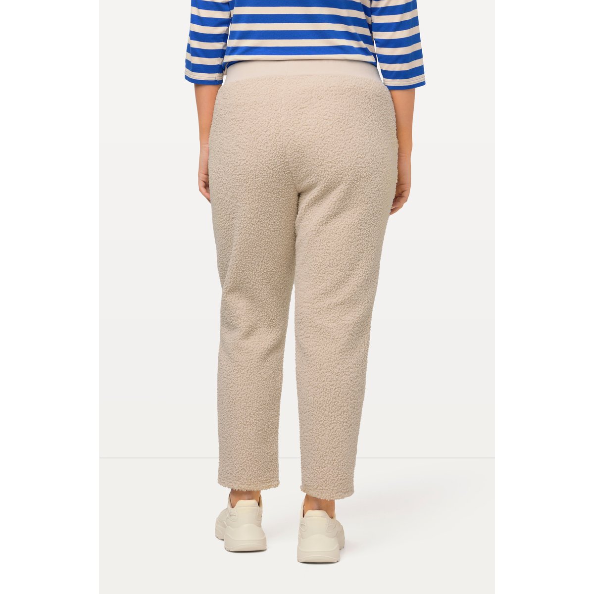 Pantalon en polaire très douce vanille, ULLA POPKEN