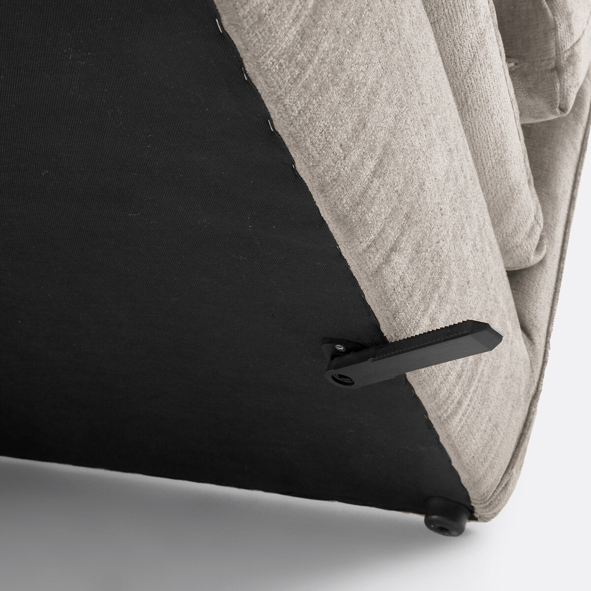 Verwarmingselement voor modulaire bank, in structuurfluweel, Malo taupe , LA REDOUTE INTERIEURS