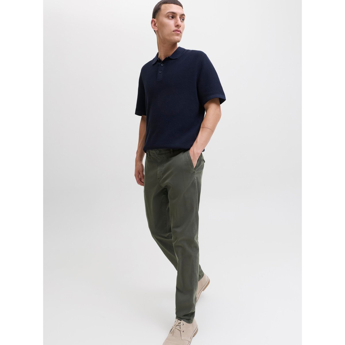 Pantalon Chino beluga, JACK & JONES