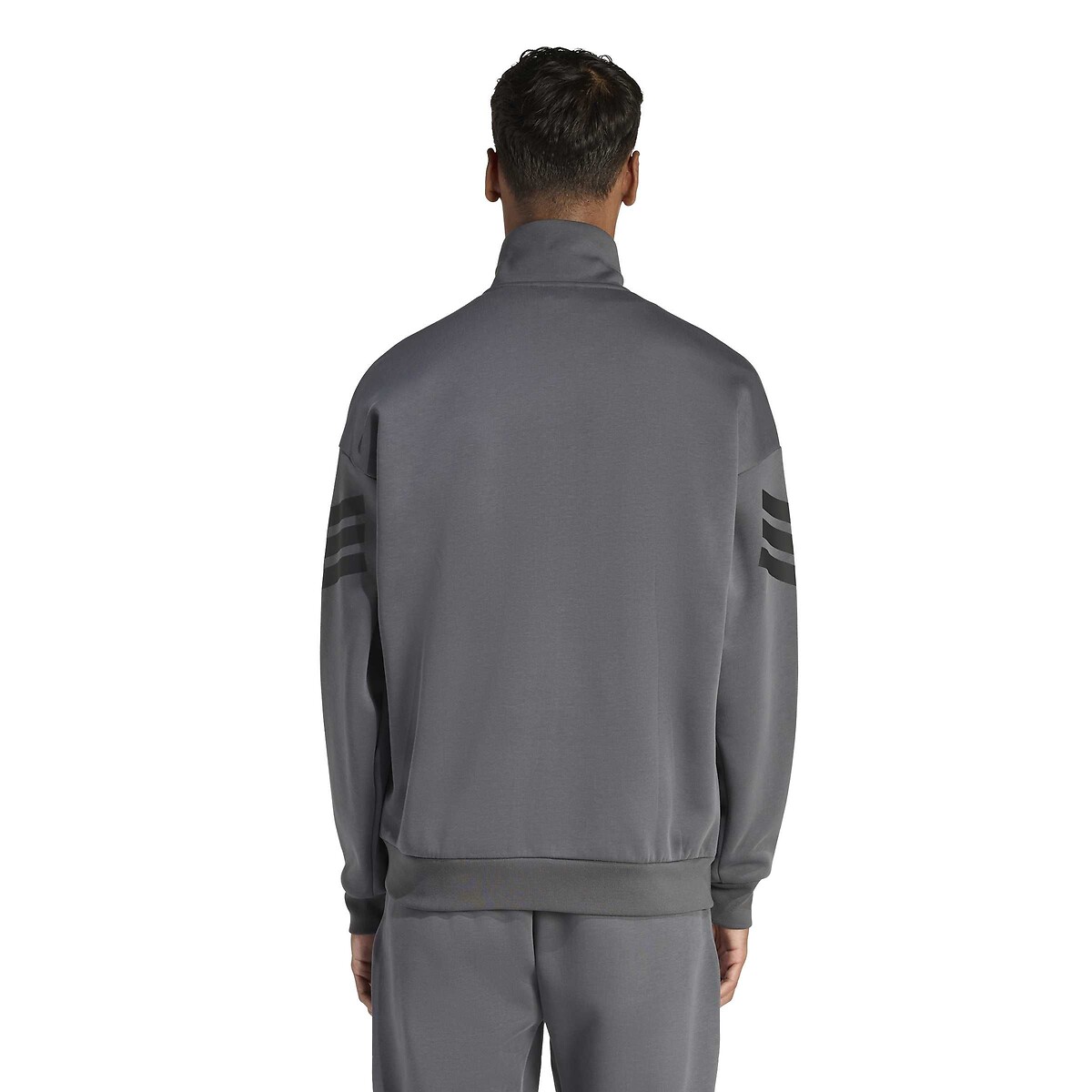 Veste de survêtement 3 bandes FUTURE ICONS gris foncé, ADIDAS SPORTSWEAR
