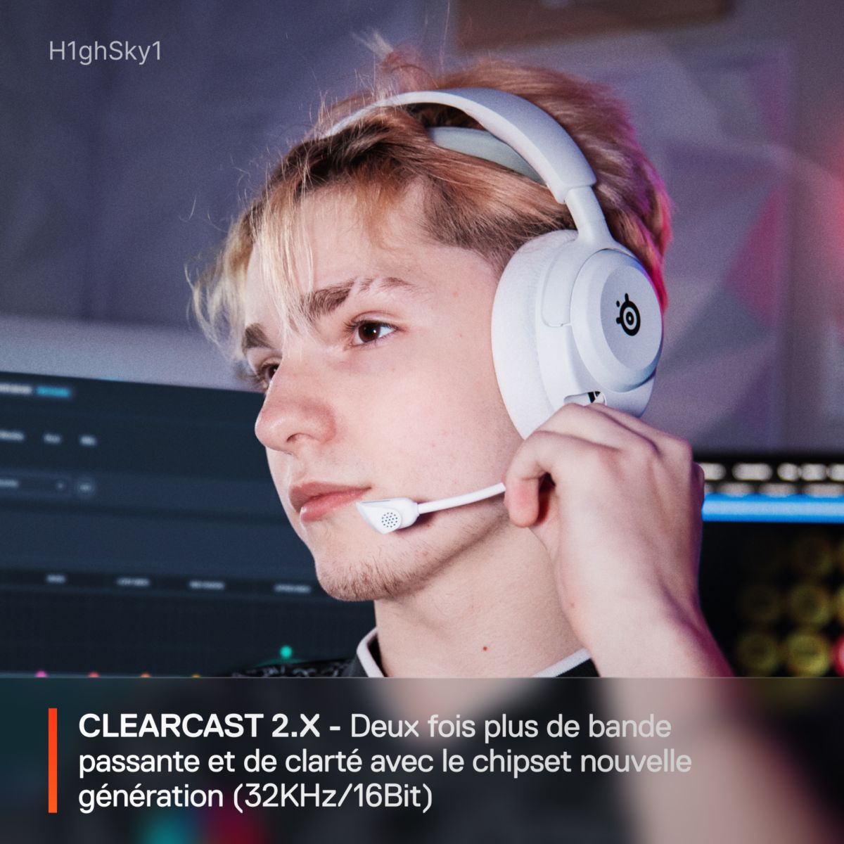Casque gamer Arctis Nova 5P Blanc couleur unique, STEELSERIES