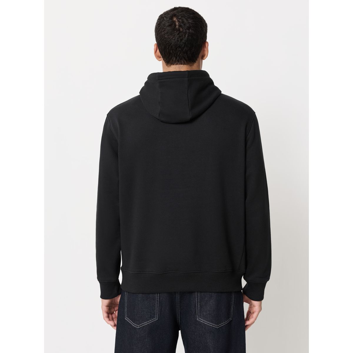 Sweat à capuche en jersey de coton, lot 2 noir/naturel, NEXT