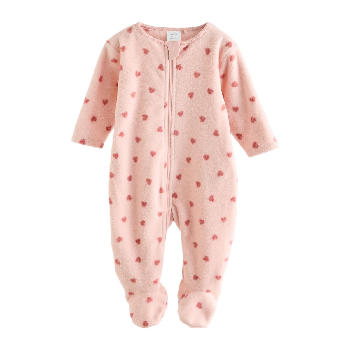 Dors-bien en micro-polaire, lot de 4 coeur rose, NEXT