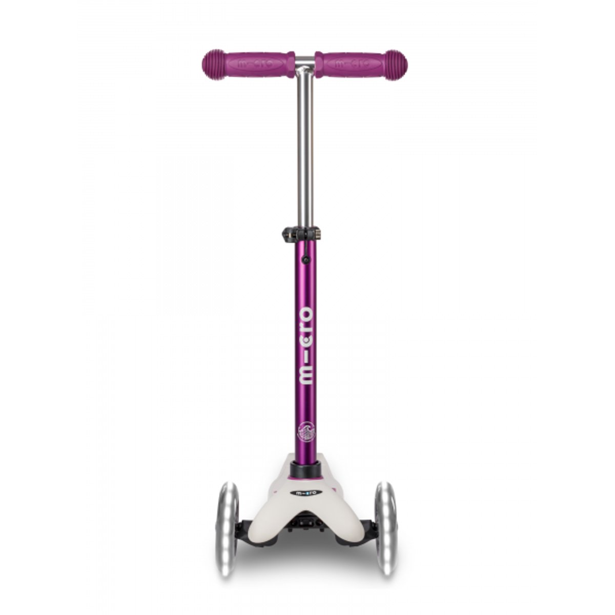 Mini Micro Deluxe Eco LED - Pourpre violet, MICRO MOBILITY