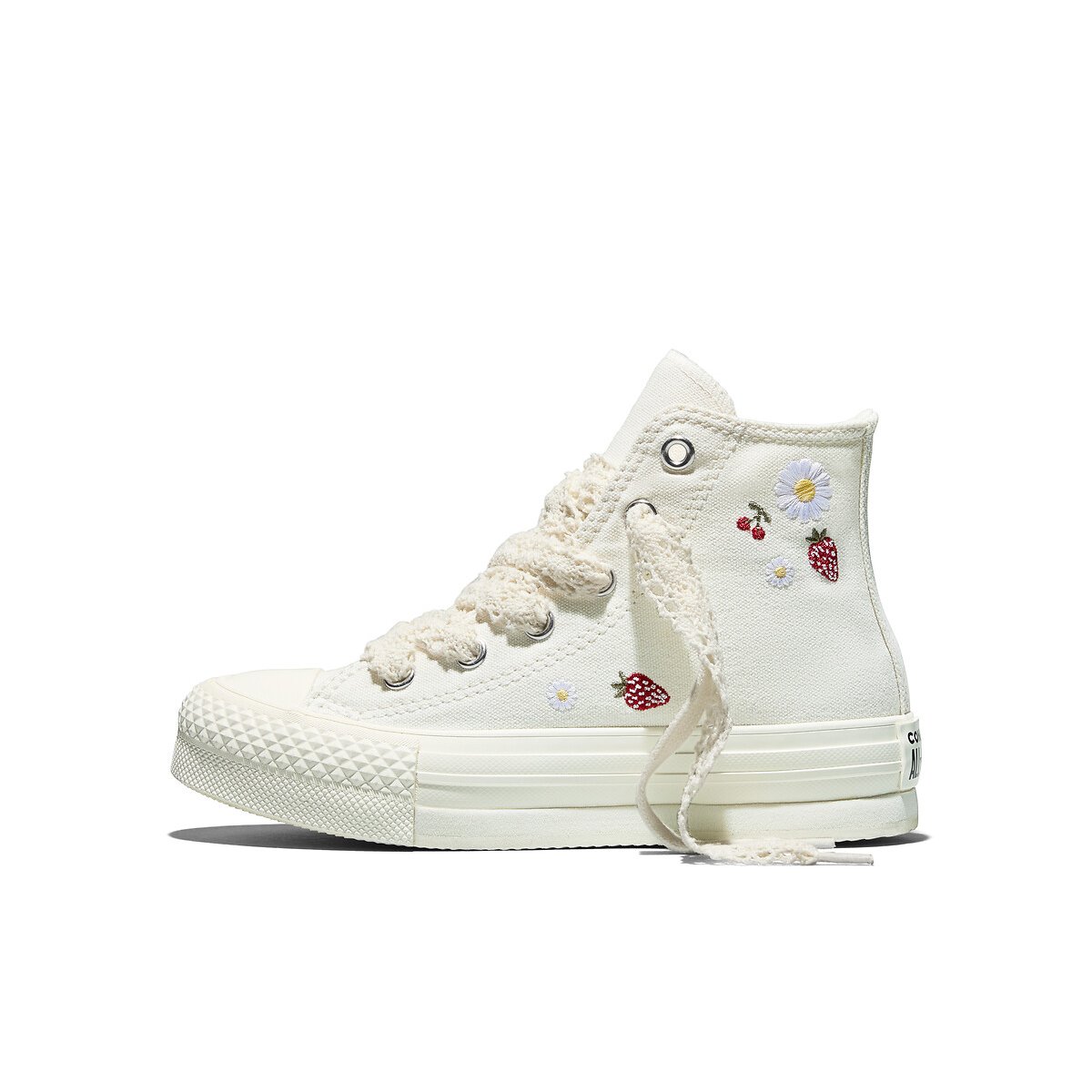 Baskets CHUCK TAYLOR ALL STAR EVA LIFT HI SUMMER MARKET blanc, CONVERSE
