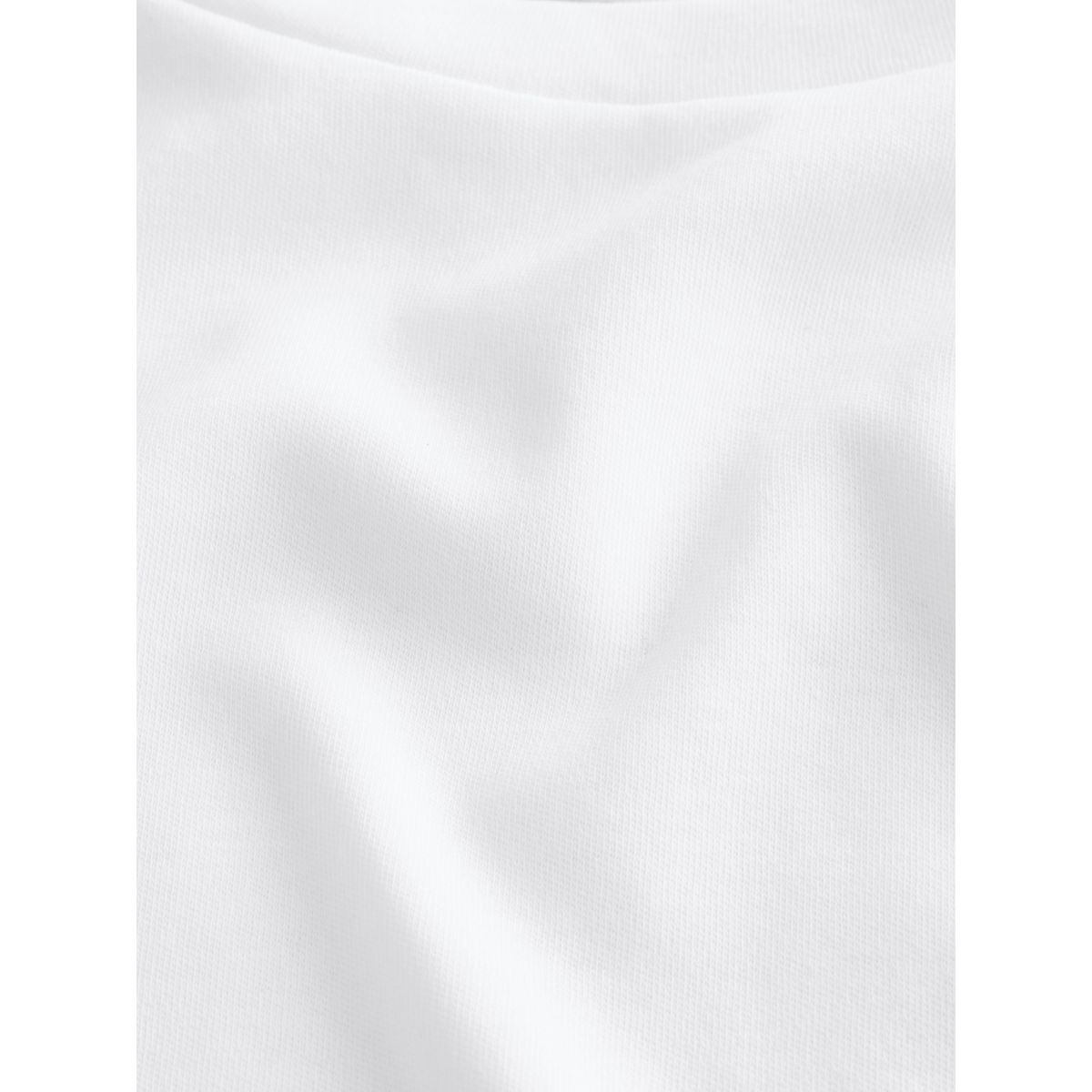 T-shirt droit ras du cou à manches courtes blanc, NEXT