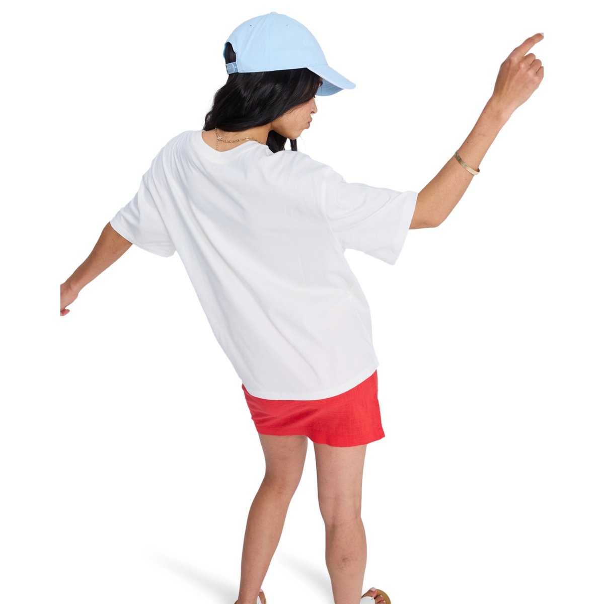 T-Shirt, manches courtes, col rond, . blanc coconut milk, ROXY