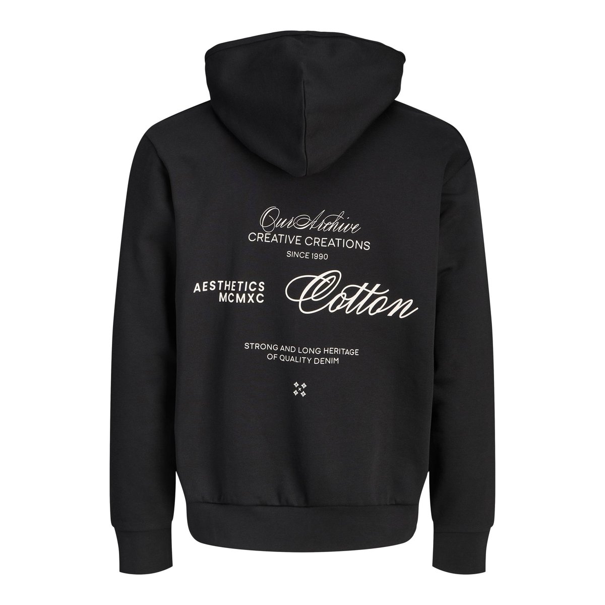 Sweat À Capuche black 1, JACK & JONES