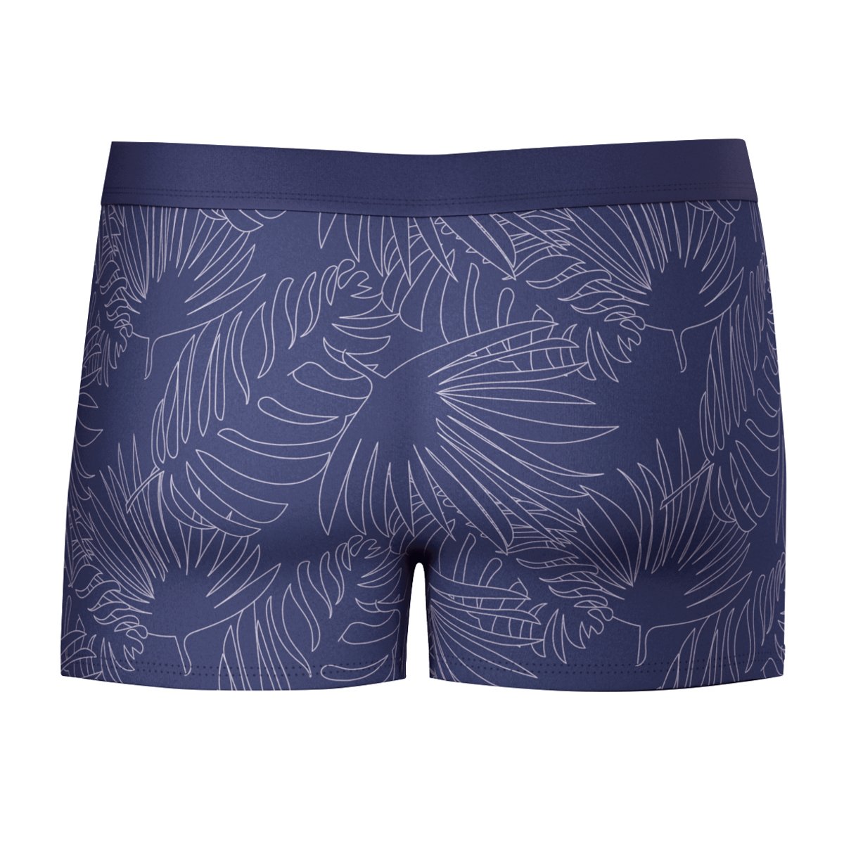 Boxer de bain IMPRIME SURF marine imprimé feuilles, ATHENA