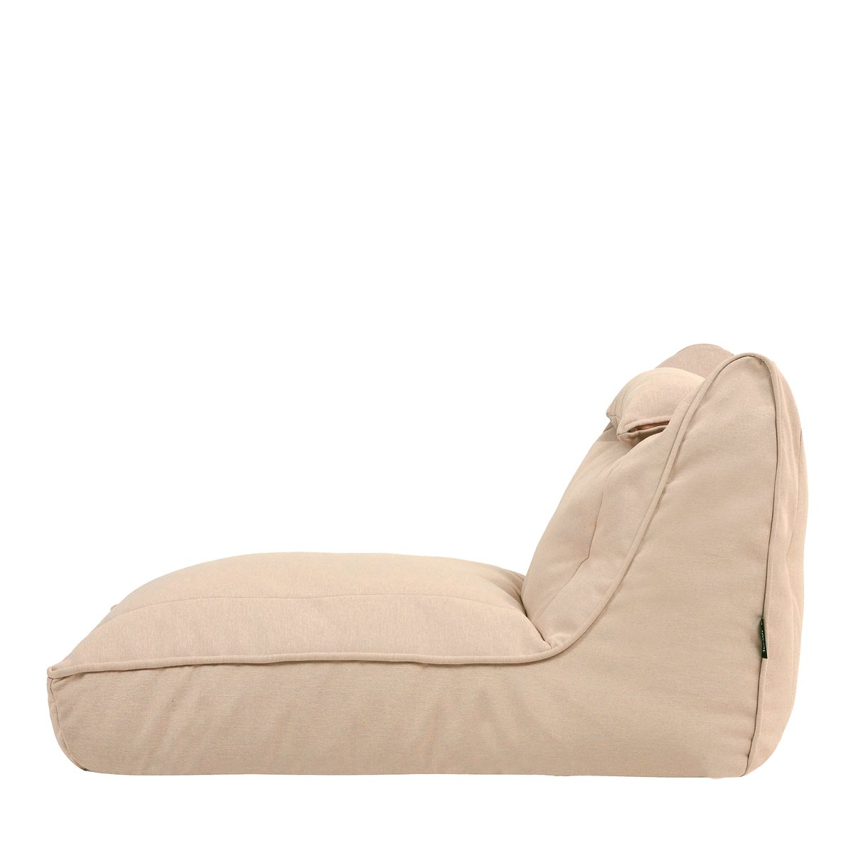 Pouf chauffeuse d'extérieur en oléfine imperméable Oeko-Tex® - NOVA beige, ICON