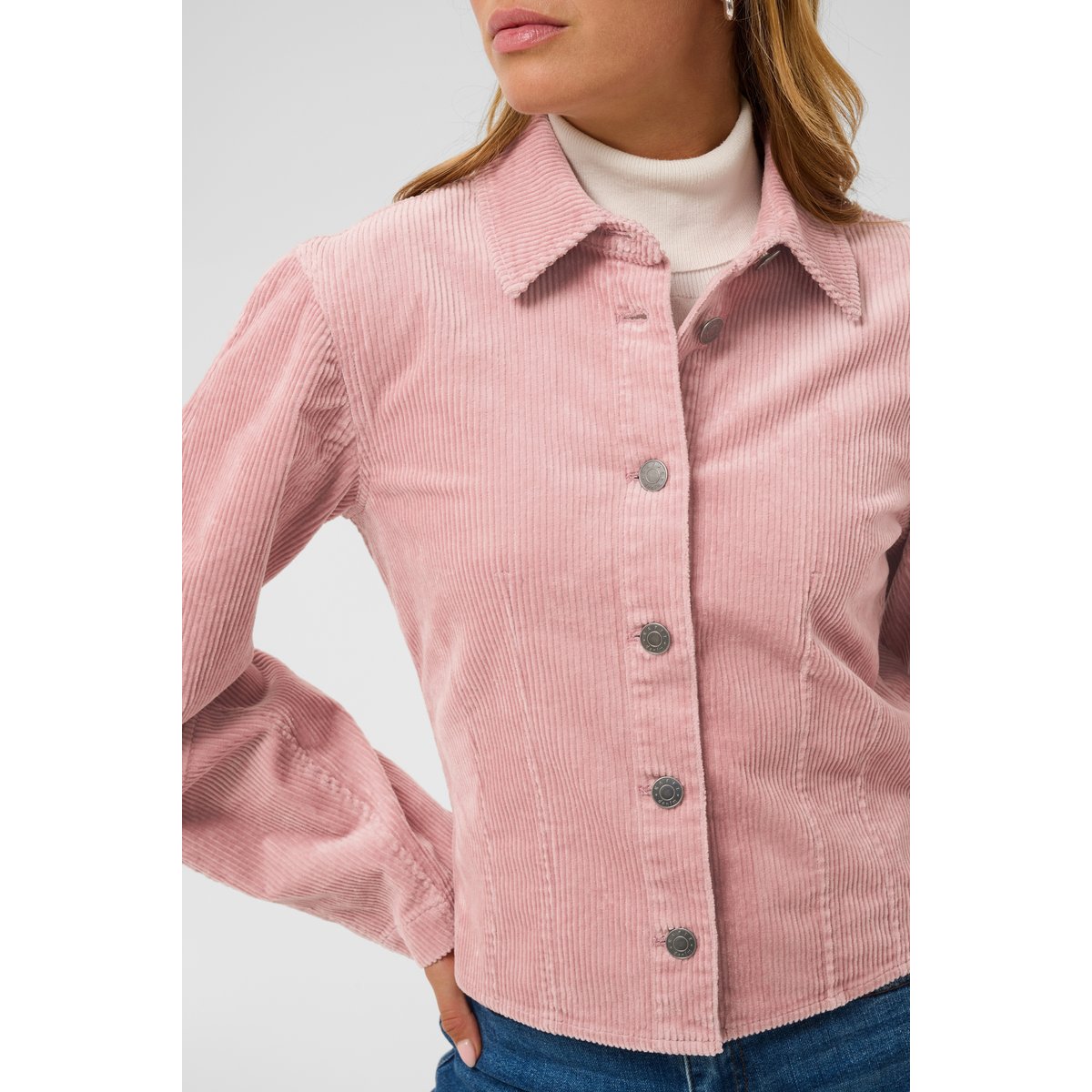 Chemise à manches longues rose rale mauve, KAFFE