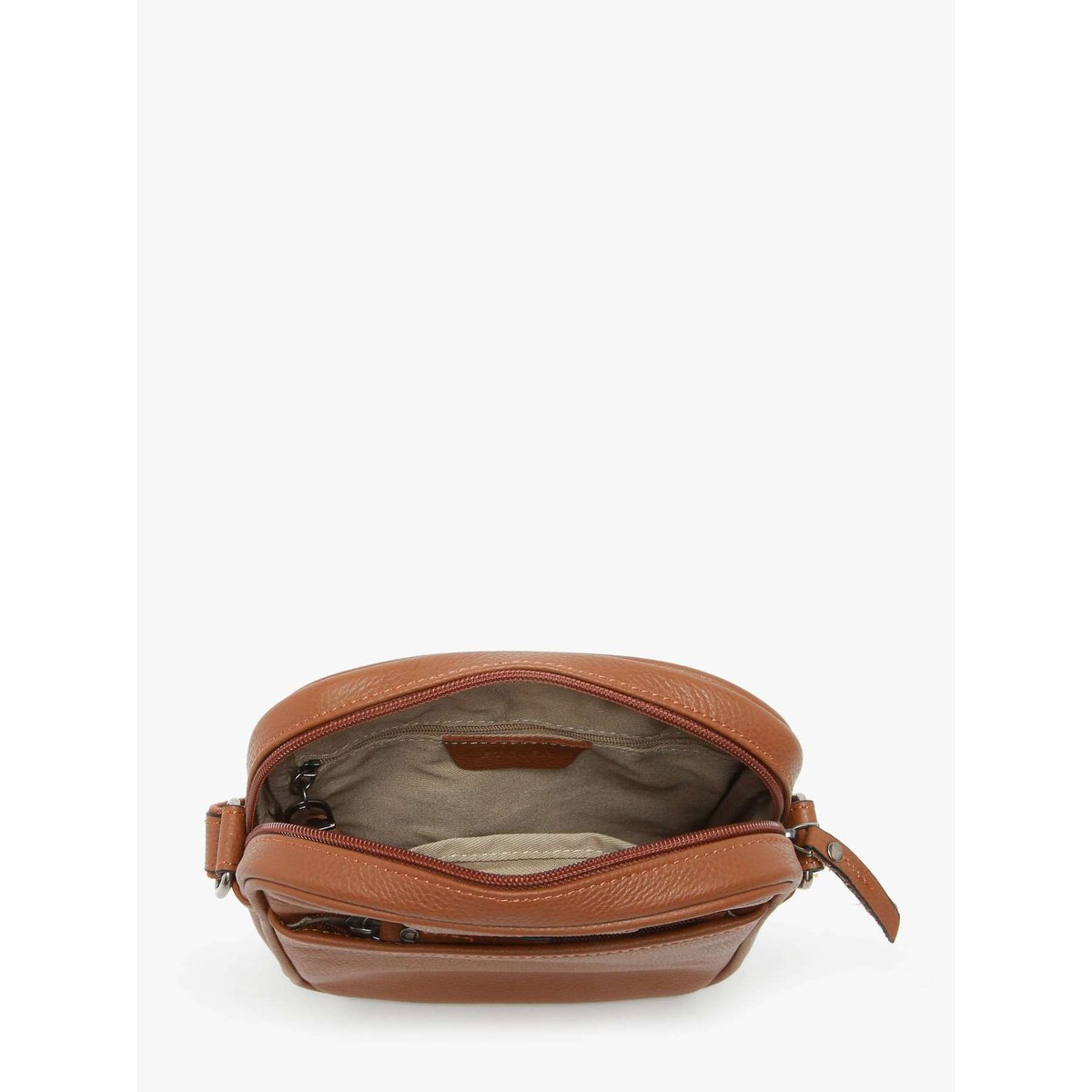 Sac bandoulière Flandres cuir chataigne, ETRIER