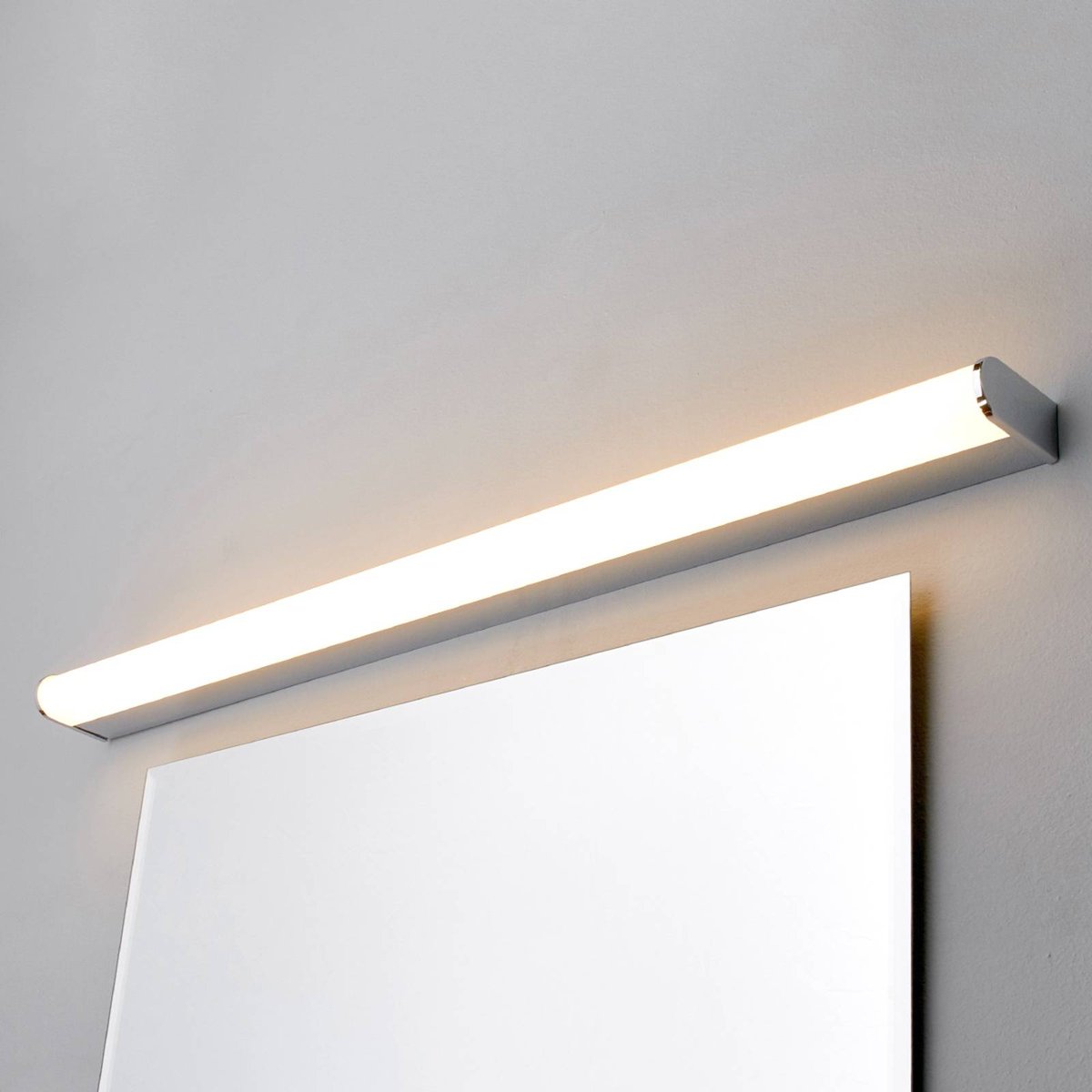 Applique en métal moderneLED, Philippa chrome, blanc, LINDBY
