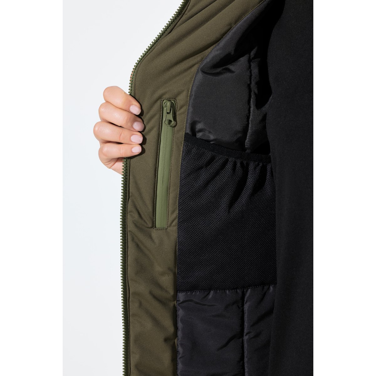 Manteau technique HYPRAR, imperméable vert olive, ULLA POPKEN