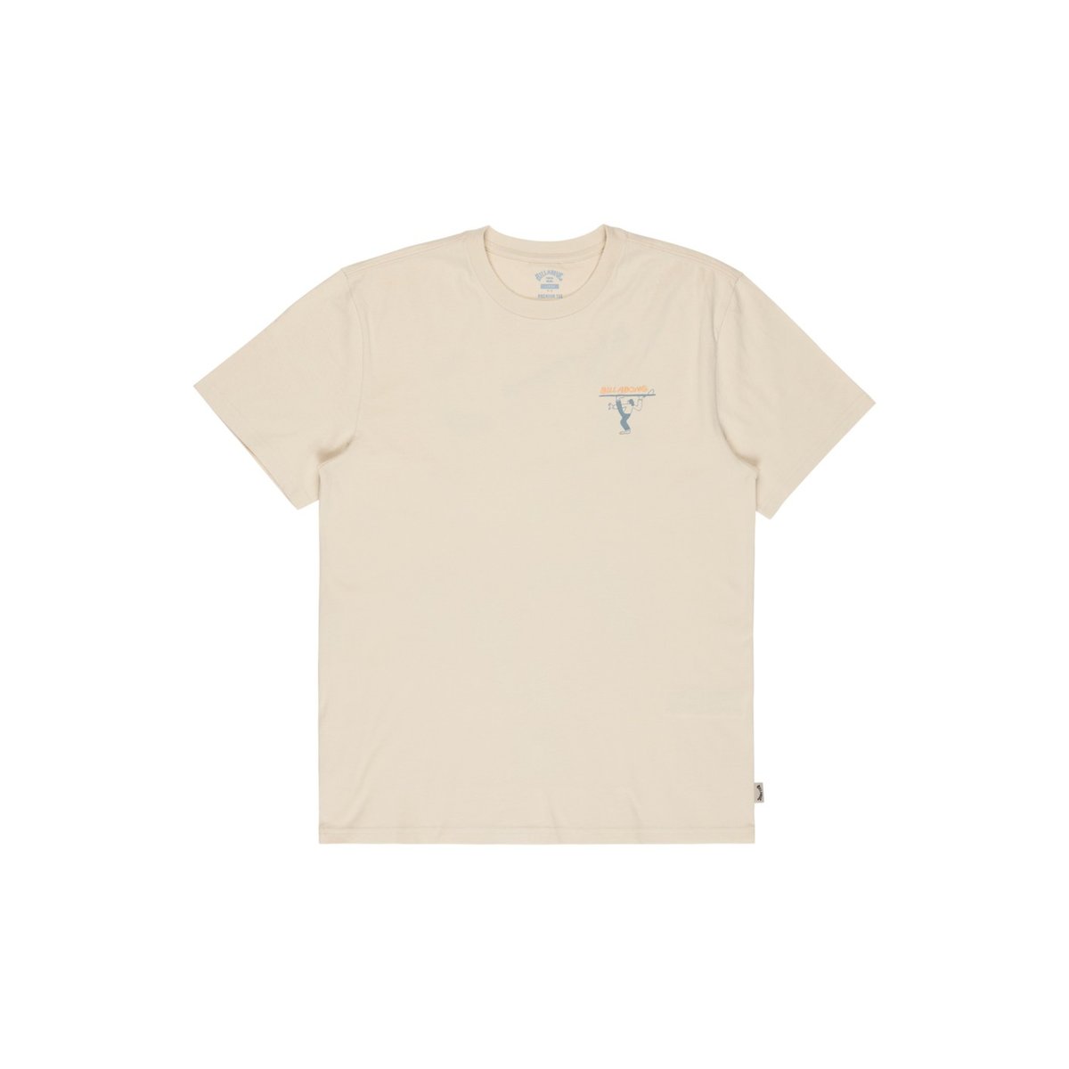 T shirt manches courtes TY WILLIAMS CARRY ON beige oatmeal, BILLABONG