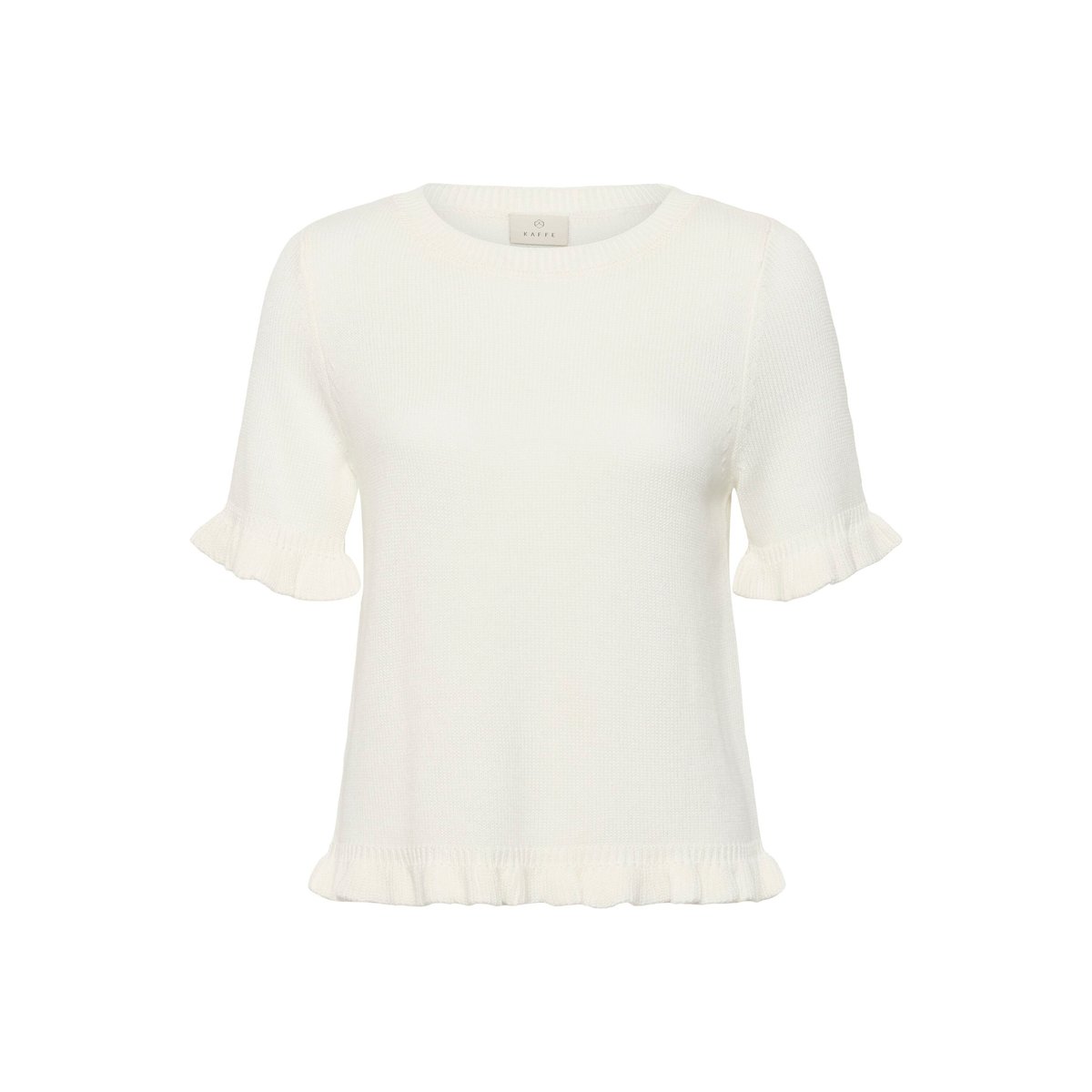Pullover tricoté blanc, KAFFE