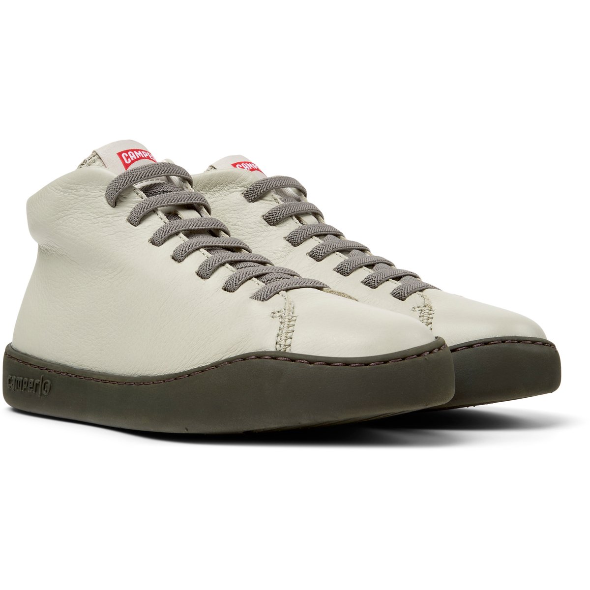Baskets Peu Touring Smooth Leather beige clair, CAMPER