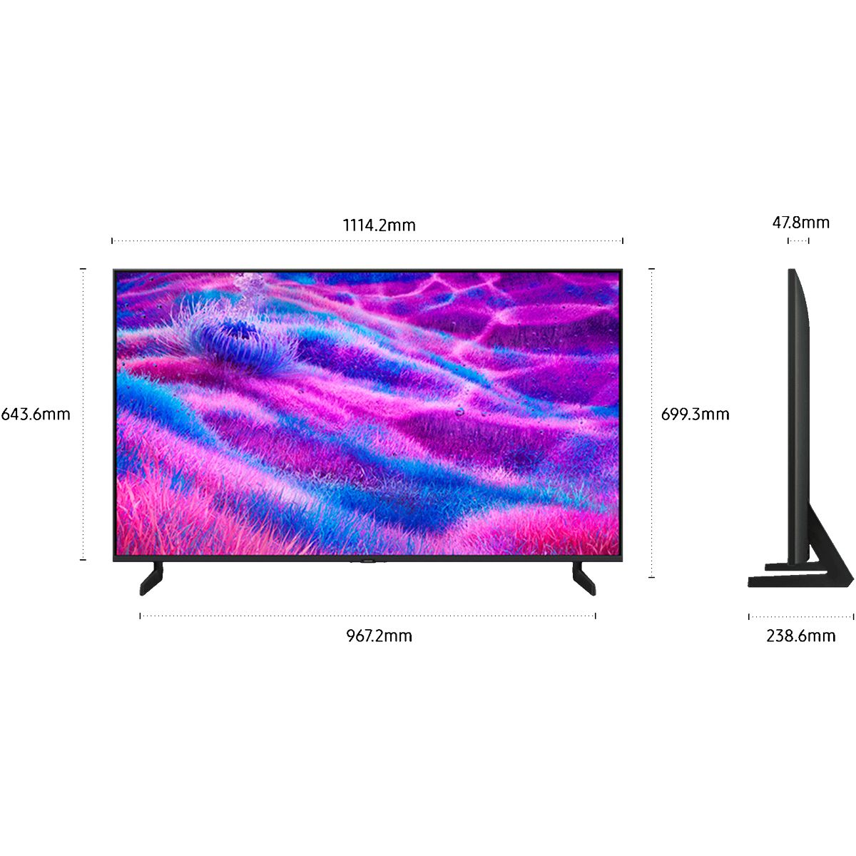 TV Mini Led NeoQLED TQ50QN80F 4K AI 2025 silver, SAMSUNG