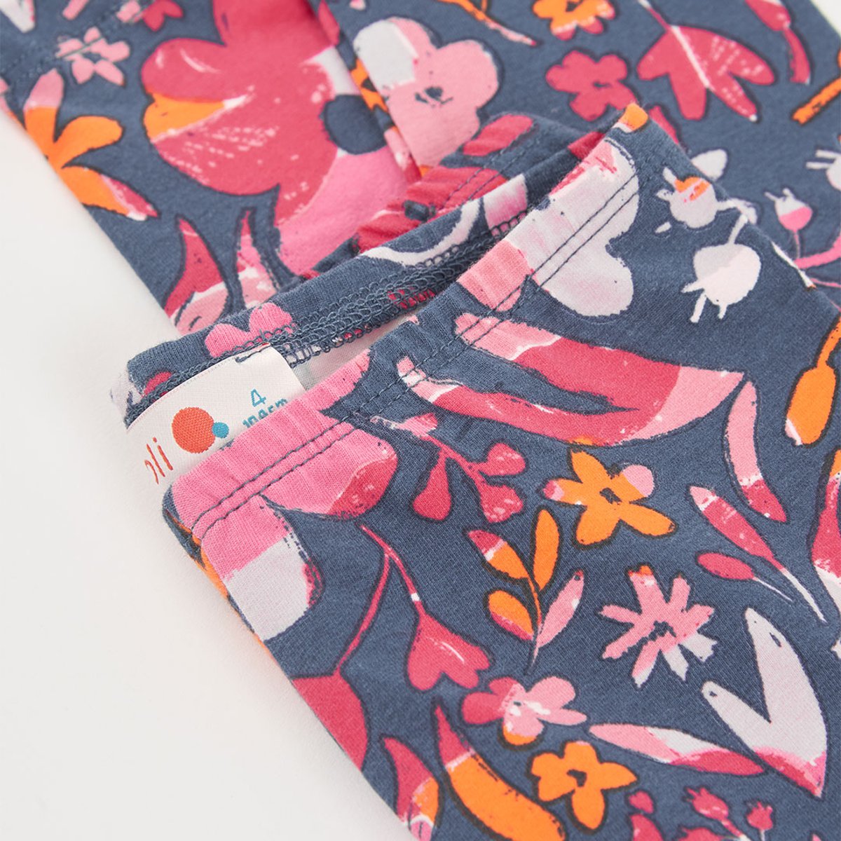 Leggings en maille imprimée multicolore, BOBOLI