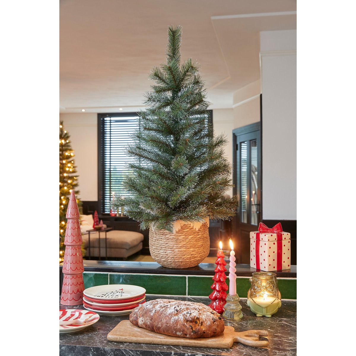 Sapin de Noël artificiel GLENDON vert, BLACK BOX TREES