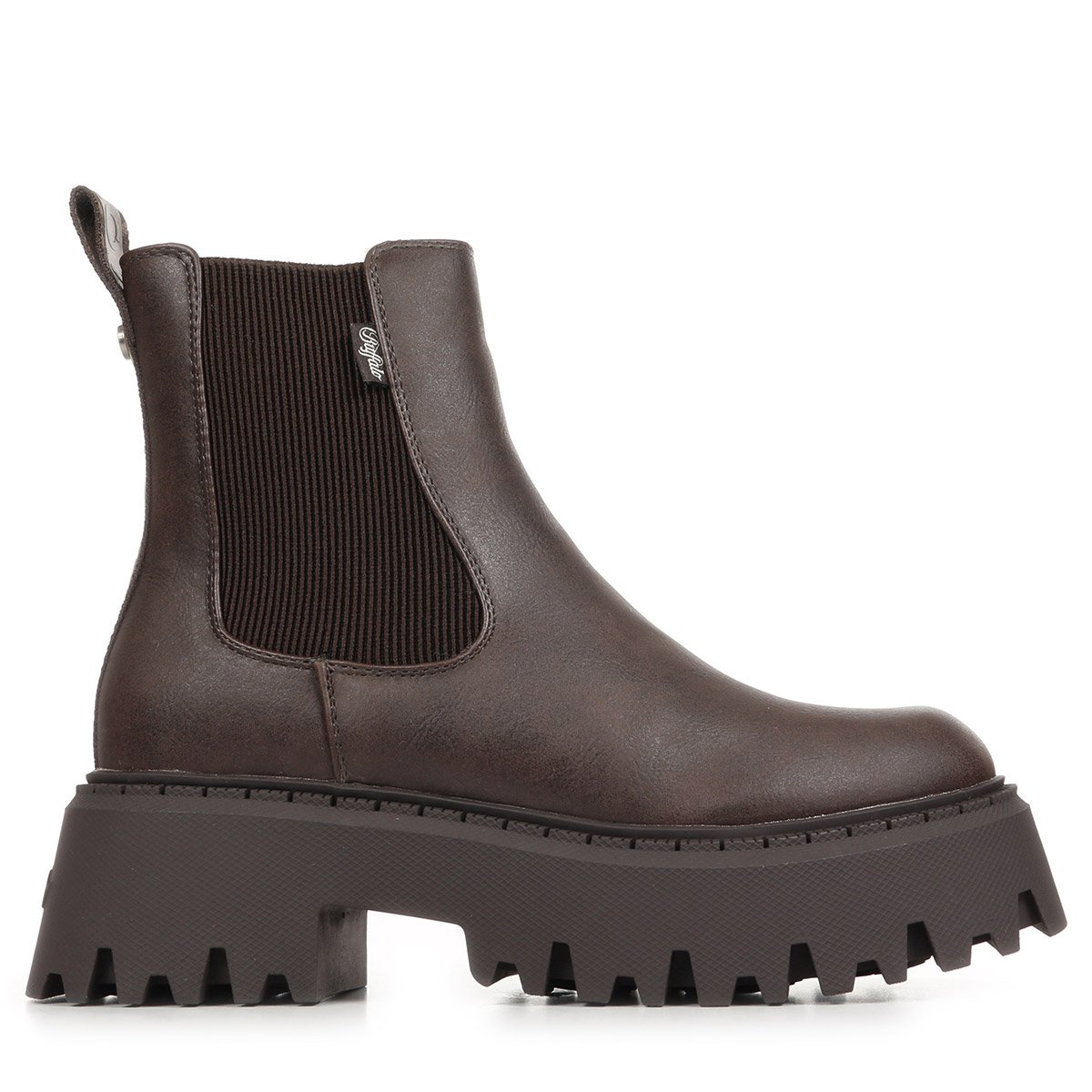 Boots ASPEN CHELSEA WARM dark brown, BUFFALO