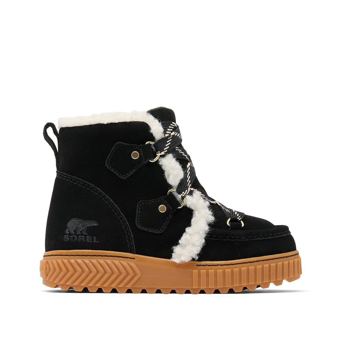 Ona Ave Alpine Plus Waterproof Faux Fur-Lined Ankle Boots black, SOREL