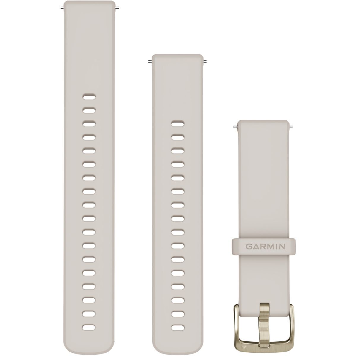 Bracelet Quick Release 18mm Ivoire boucleSoftGold couleur unique, GARMIN