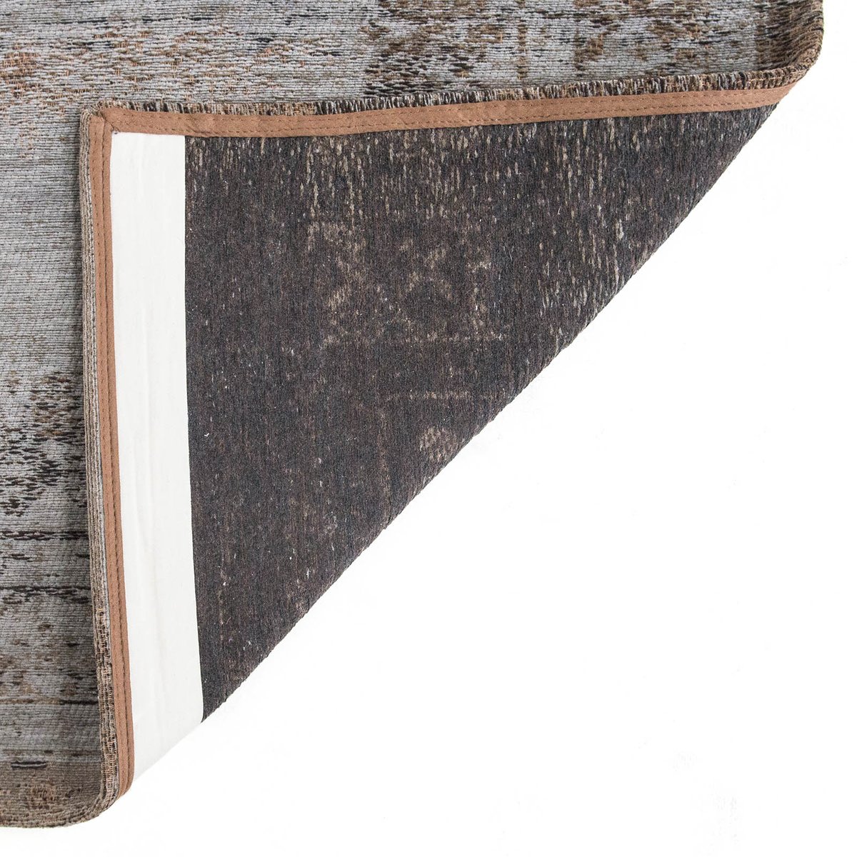 Tapis intérieur/extérieur tissé plat GREY COAL gris, NOVATREND