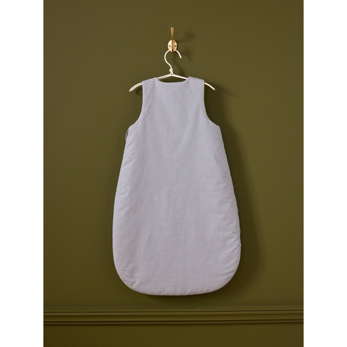 Gigoteuse vichy en percale de coton - TOG 3 bleu, CYRILLUS
