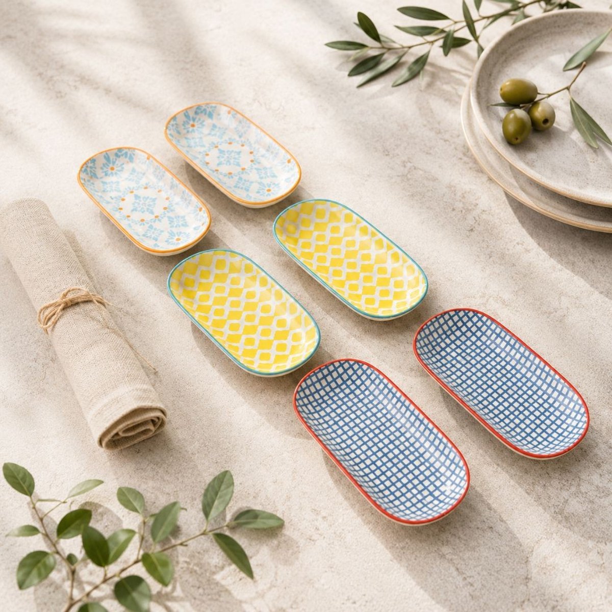 Lot de 6 coupelles design 1, SABAE multicolore, ARTIME