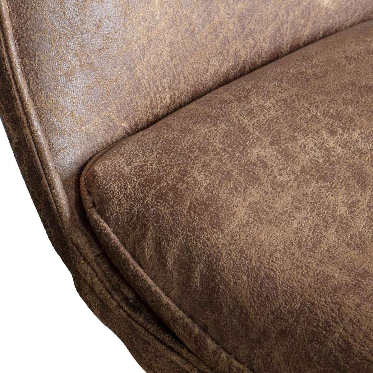 Hale Distressed Faux Leather Chair (Set of 2) brown              , ÉDITÉ