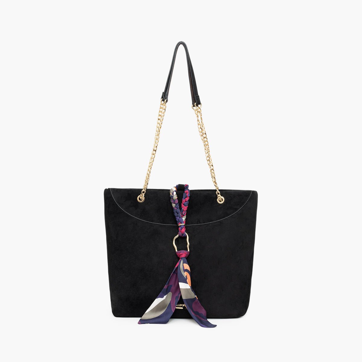 Sac shopper Tivaline noir,doré, LOLLIPOPS