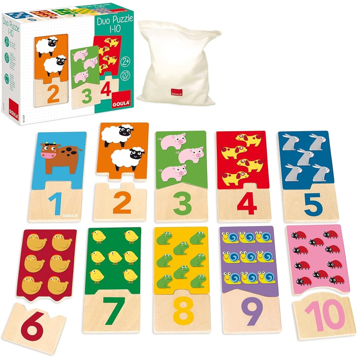 Duo Puzzle beige, GOULA