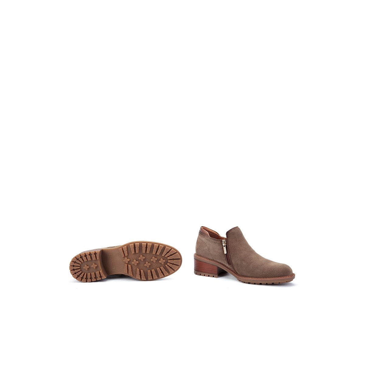 Chaussures montantes cuir Medina taupe, PIKOLINOS