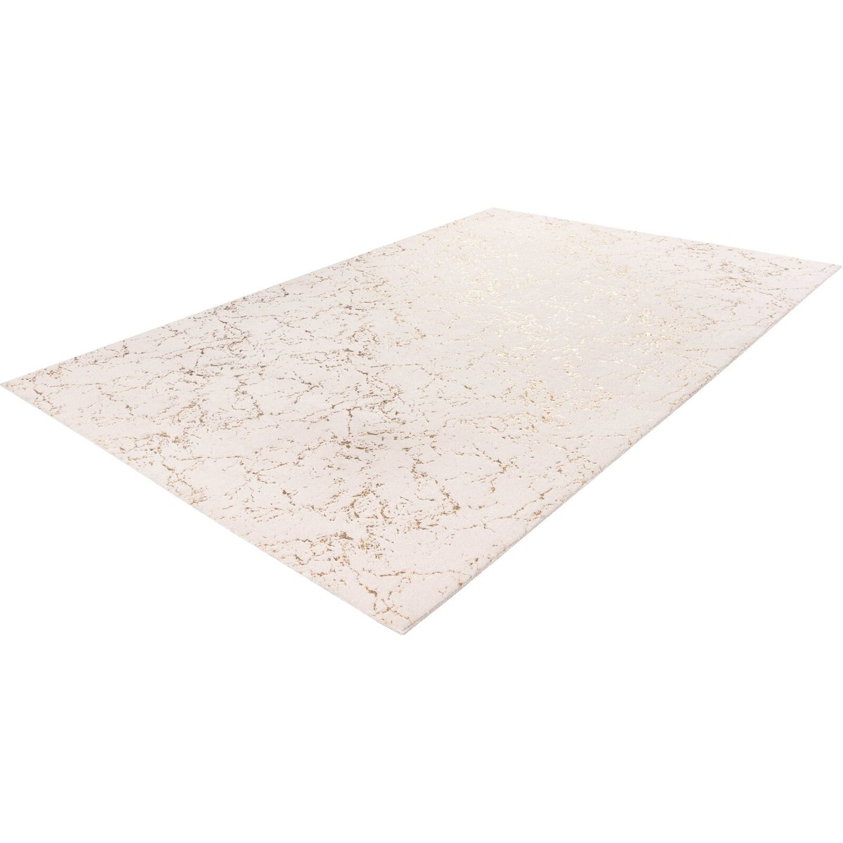 Tapis rectangulaire en polyester Bijou 225 crème, or, ARTE ESPINA