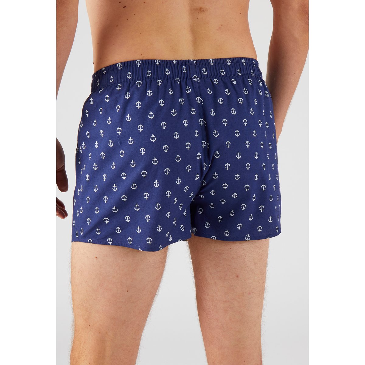 Caleçons ouverts pur coton - Lot de 3 lot bleu, DAMART
