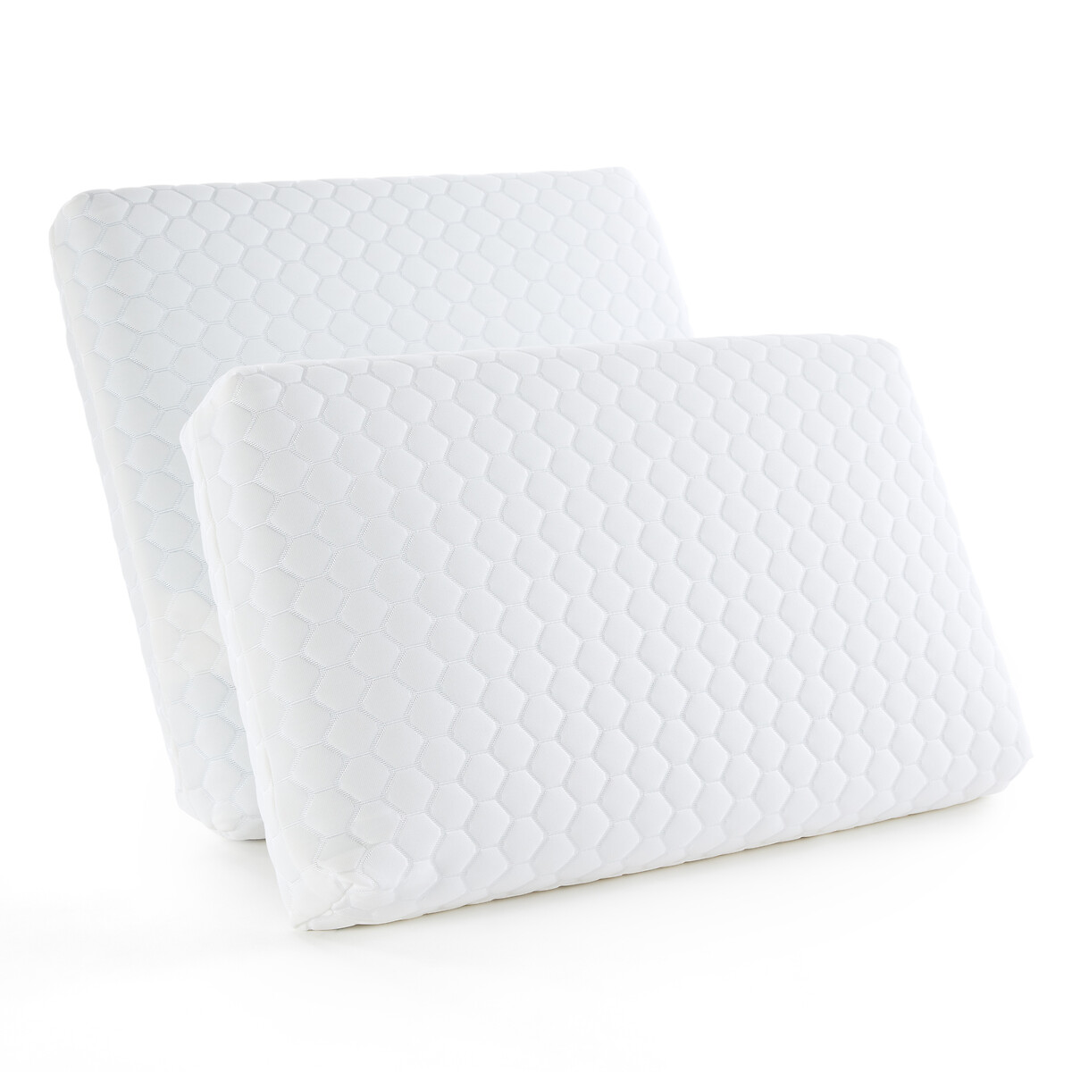 Oreiller mousse à mémoire de forme blanc, LA REDOUTE INTERIEURS