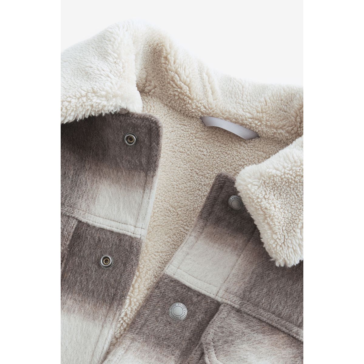 Veste aux carreaux camionneur naturel, NEXT