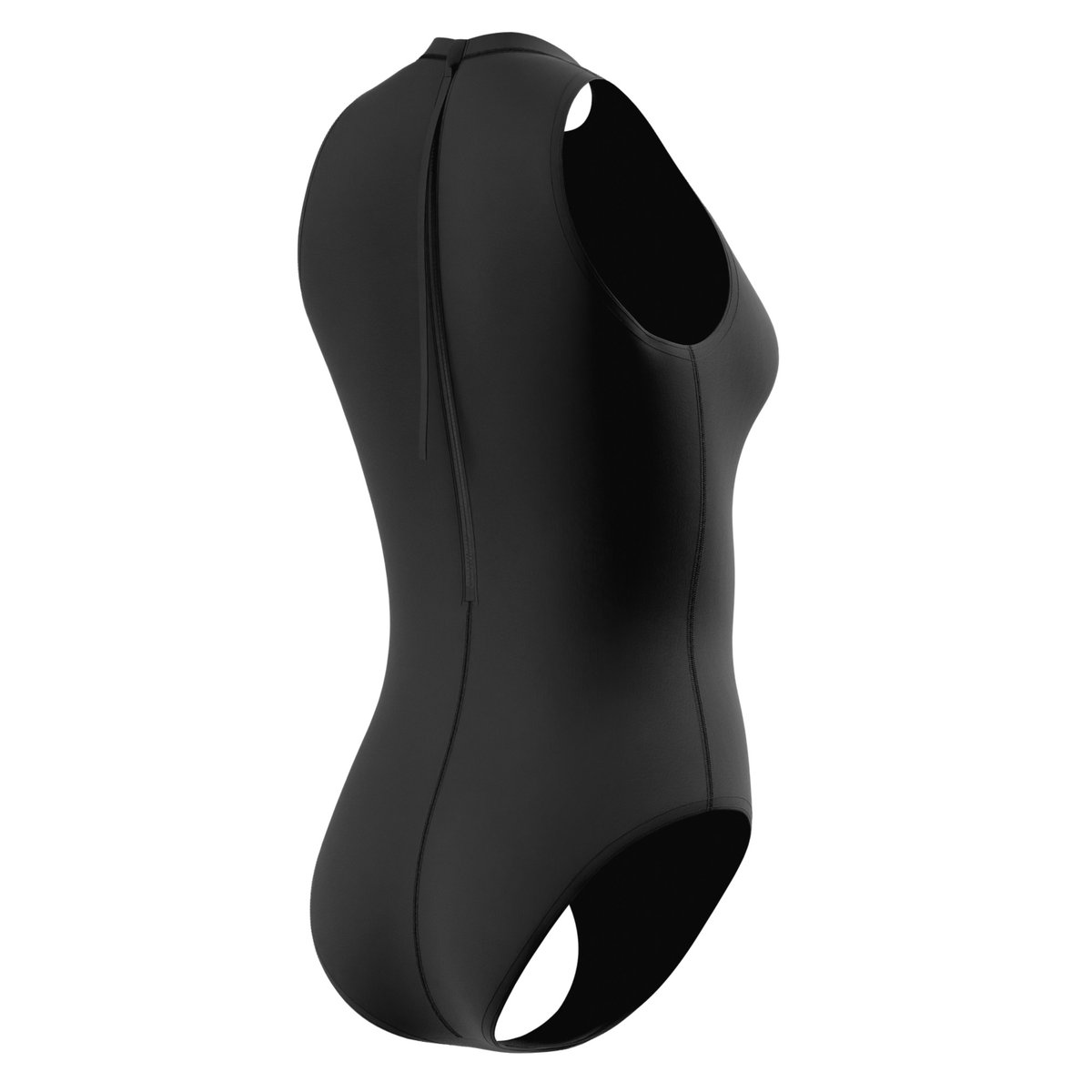 Maillot de bain 1 pièce col montant motif/style logo HYDRASUIT noir, SPEEDO