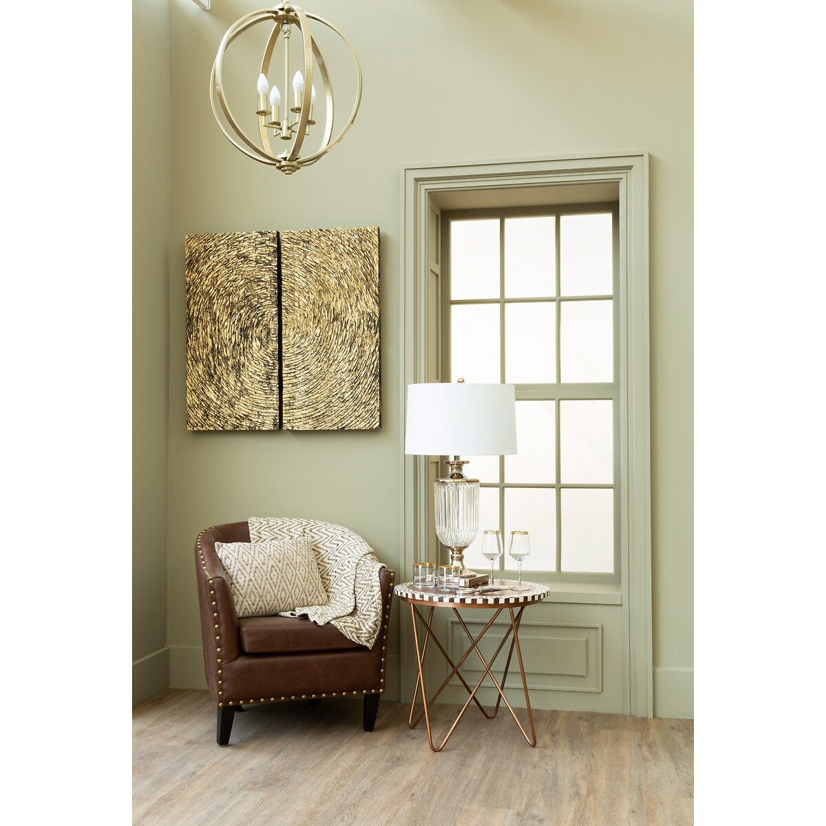 Makena Acacia Wood Round Side Table natural, FIFTY FIVE SOUTH