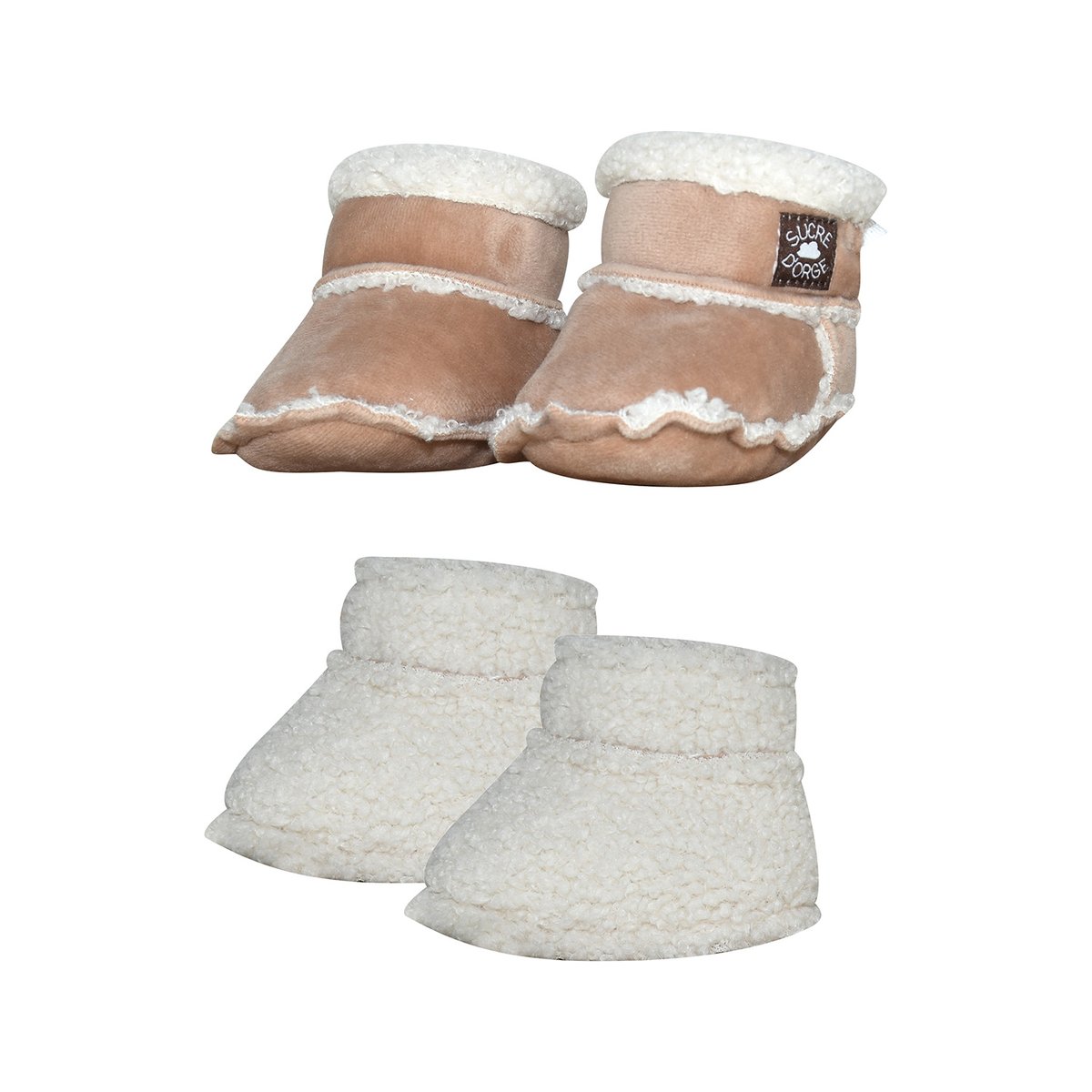 Chaussons pepin sucre d'orge marron, SUCRE D'ORGE
