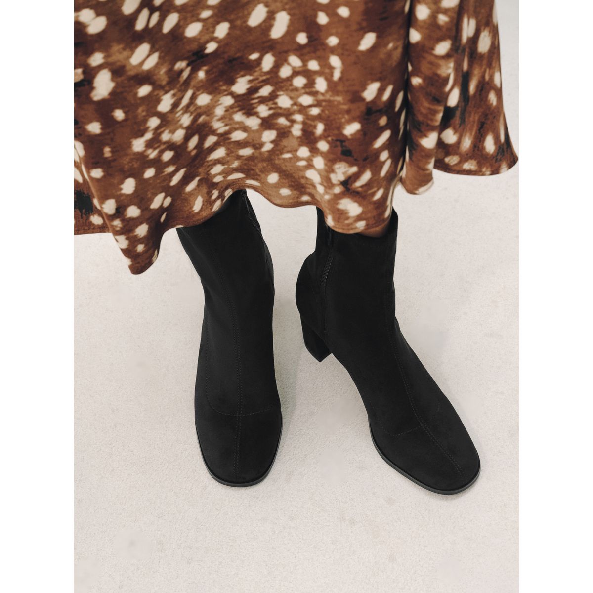 Bottines souples à bout rond forever comfort® noir, NEXT