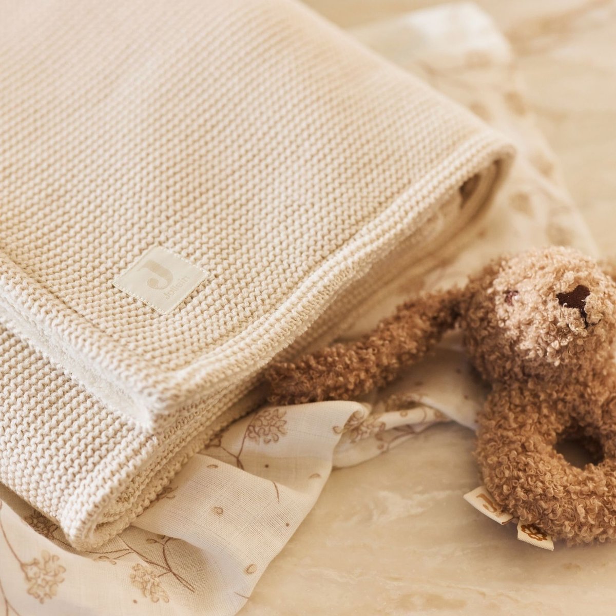 Couverture en polaire ecru, JOLLEIN