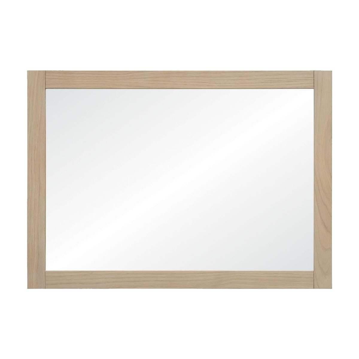 Meuble double 120cm chêne vasques carrées miroirs colonne ATOLL v002233, MOB IN