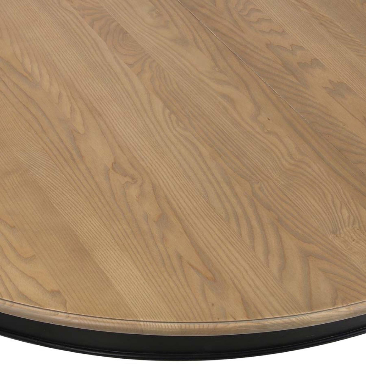 Table ronde extensible - MANOIR noir, INTERIOR'S