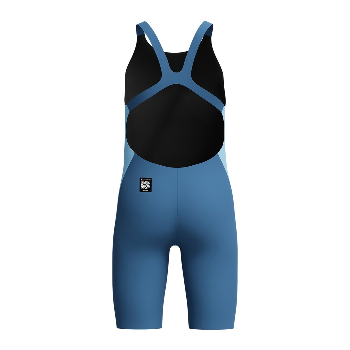 Maillot de bain shorty long motif/style bicolore FASTSKIN bleu clair / bleu, SPEEDO