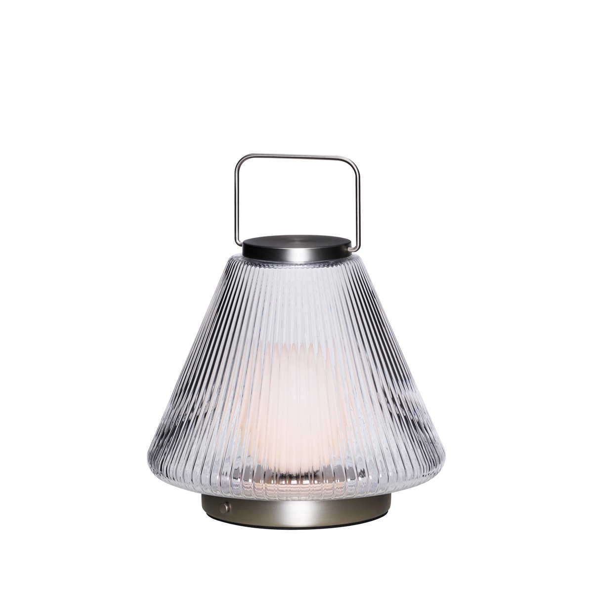 Lampe nomade Glass Iron TOU transparent, HUBSCH